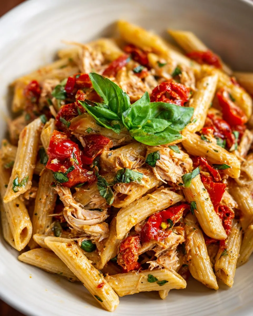 Roasted Pepper Tuna Pasta Salad - detail 1
