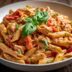 Roasted Pepper Tuna Pasta Salad