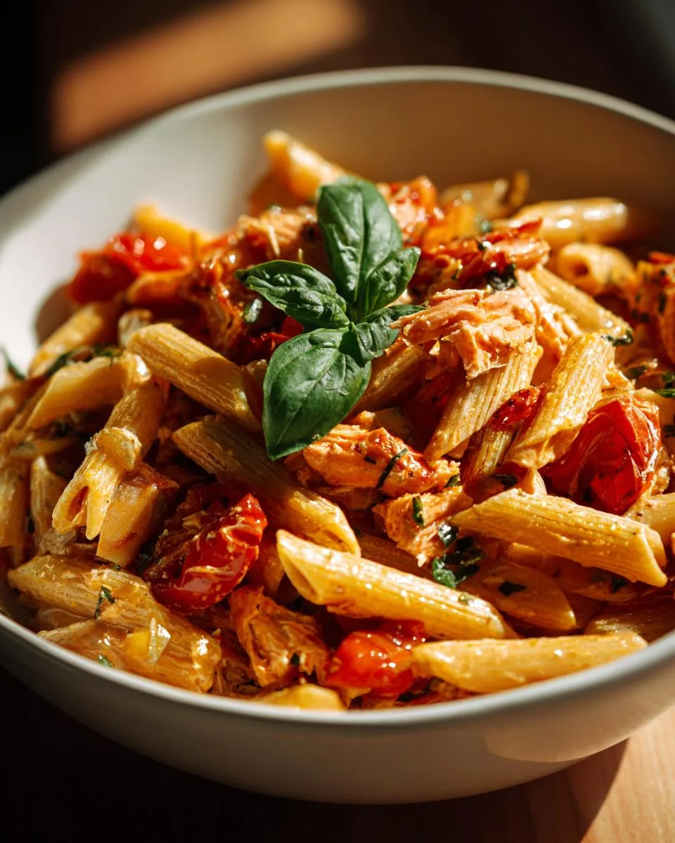 Roasted Pepper Tuna Pasta Salad - detail 2