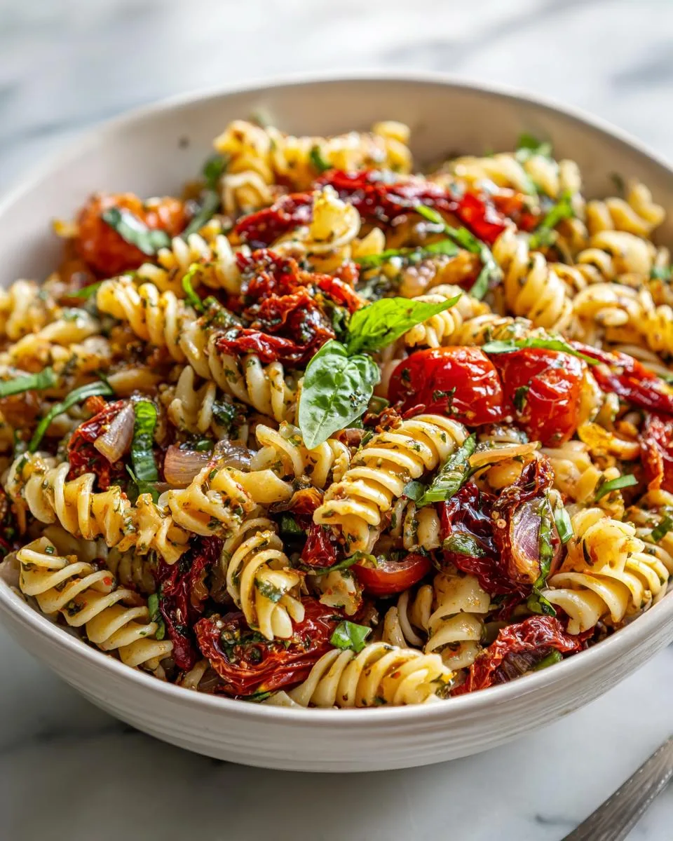 Roasted Red Pepper Pasta Salad - detail 2