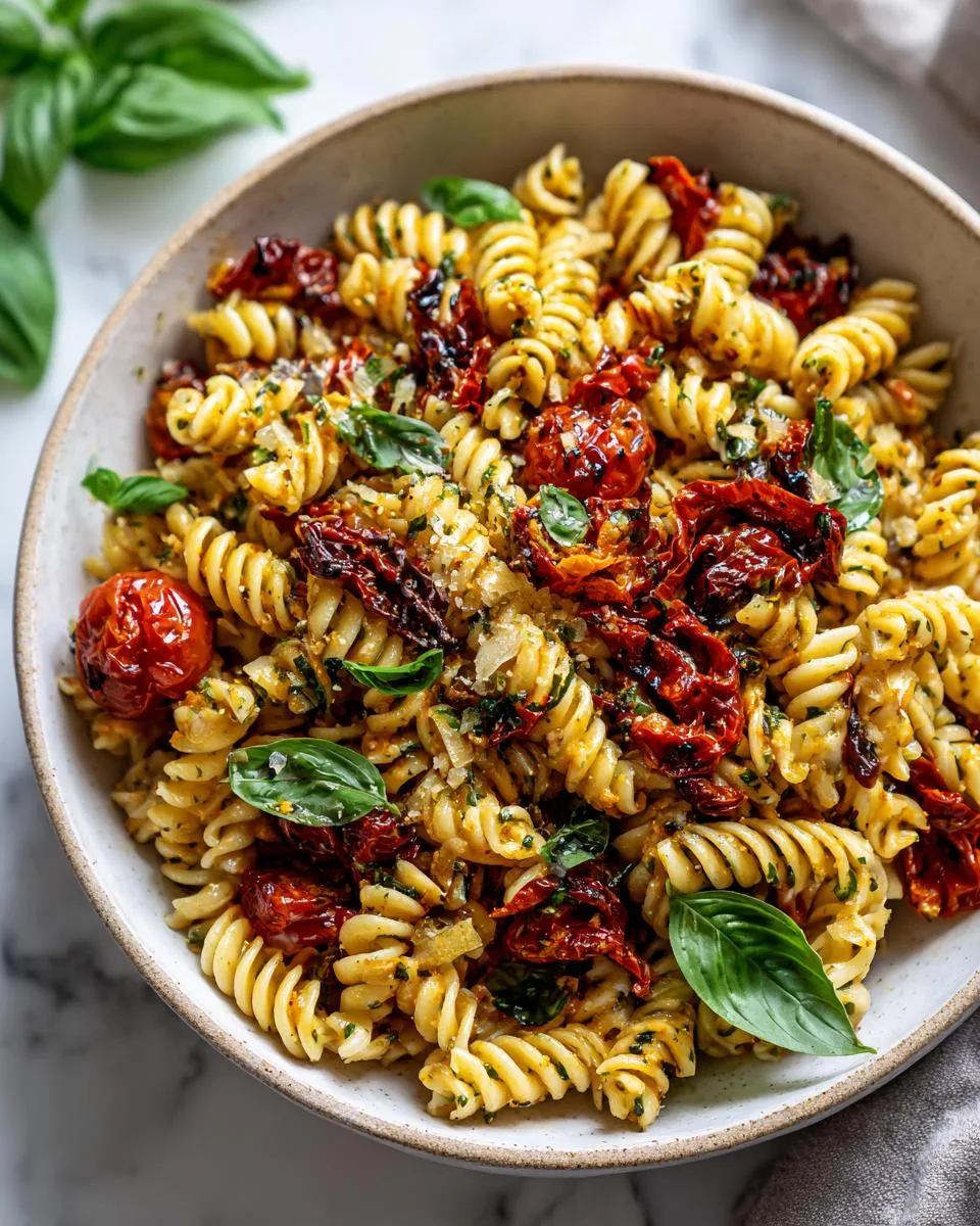 Roasted Red Pepper Pasta Salad - detail 3