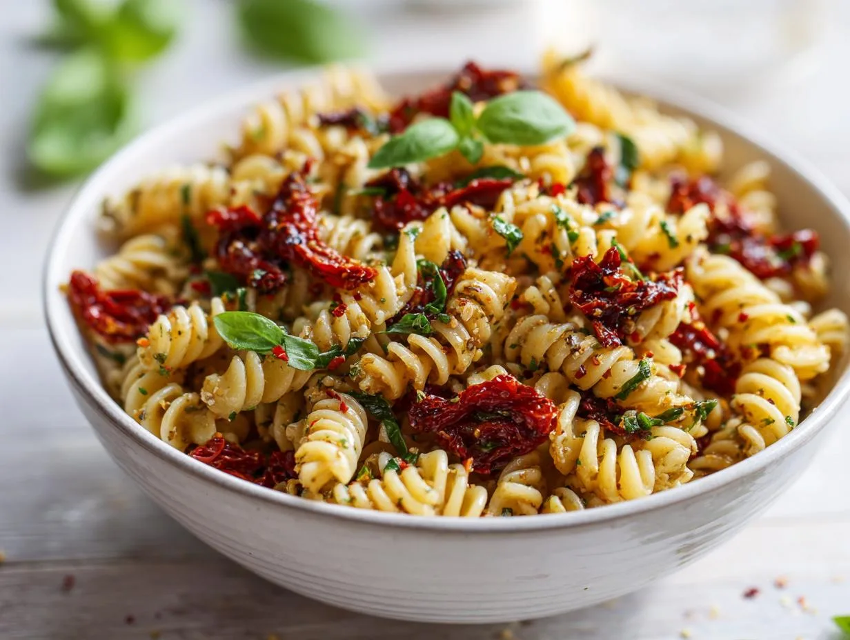 Irresistible Roasted Red Pepper Pasta Salad for 12 Hungry Guests