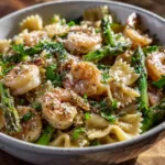 Shrimp Scampi Pasta Salad Bowl
