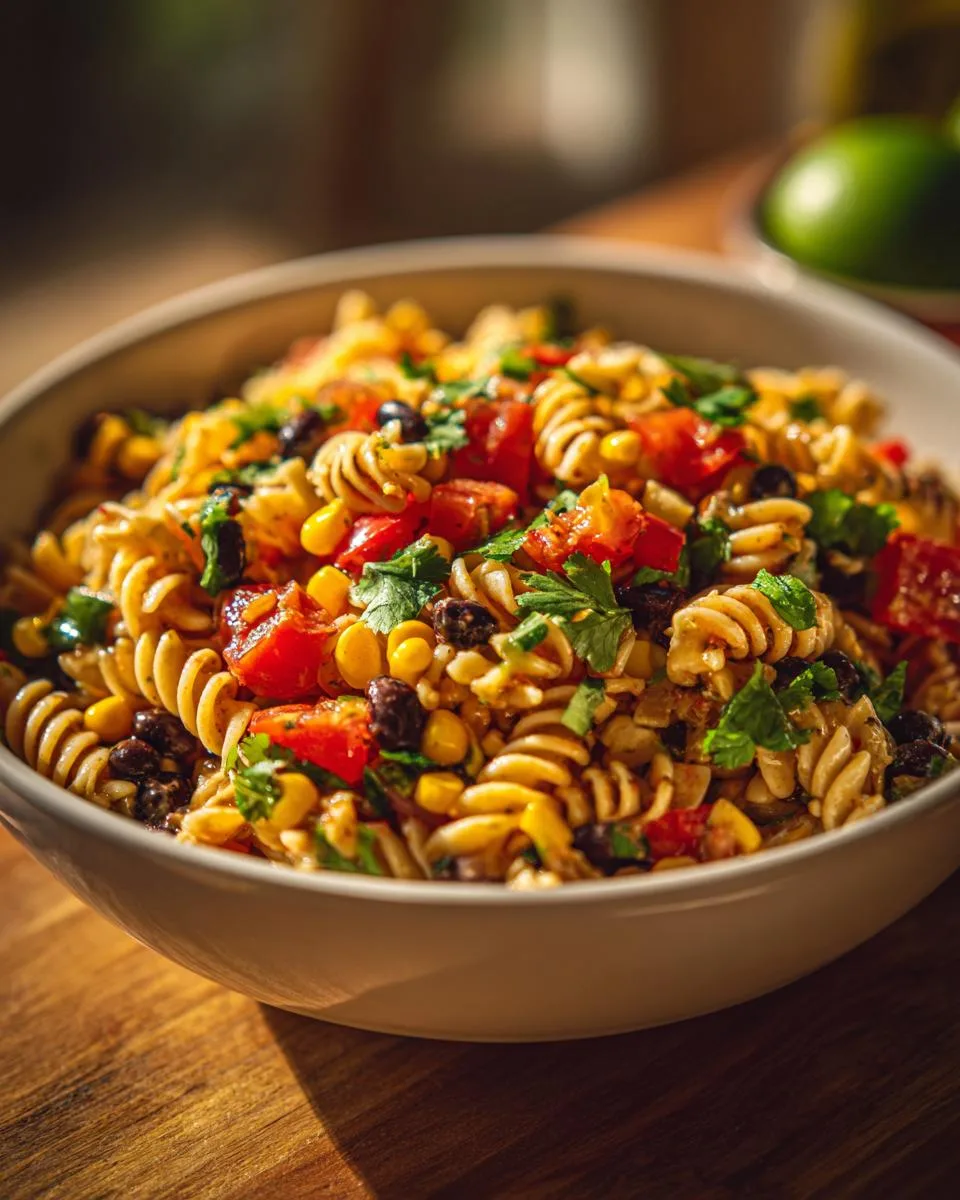 Southwestern Pasta Salad Side Dish - detail 1