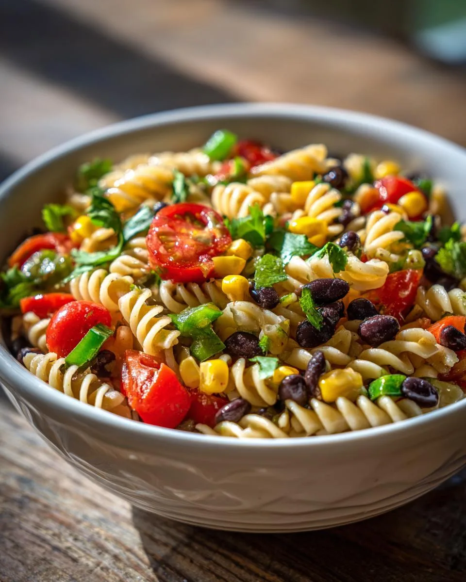 Southwestern Pasta Salad Side Dish - detail 2