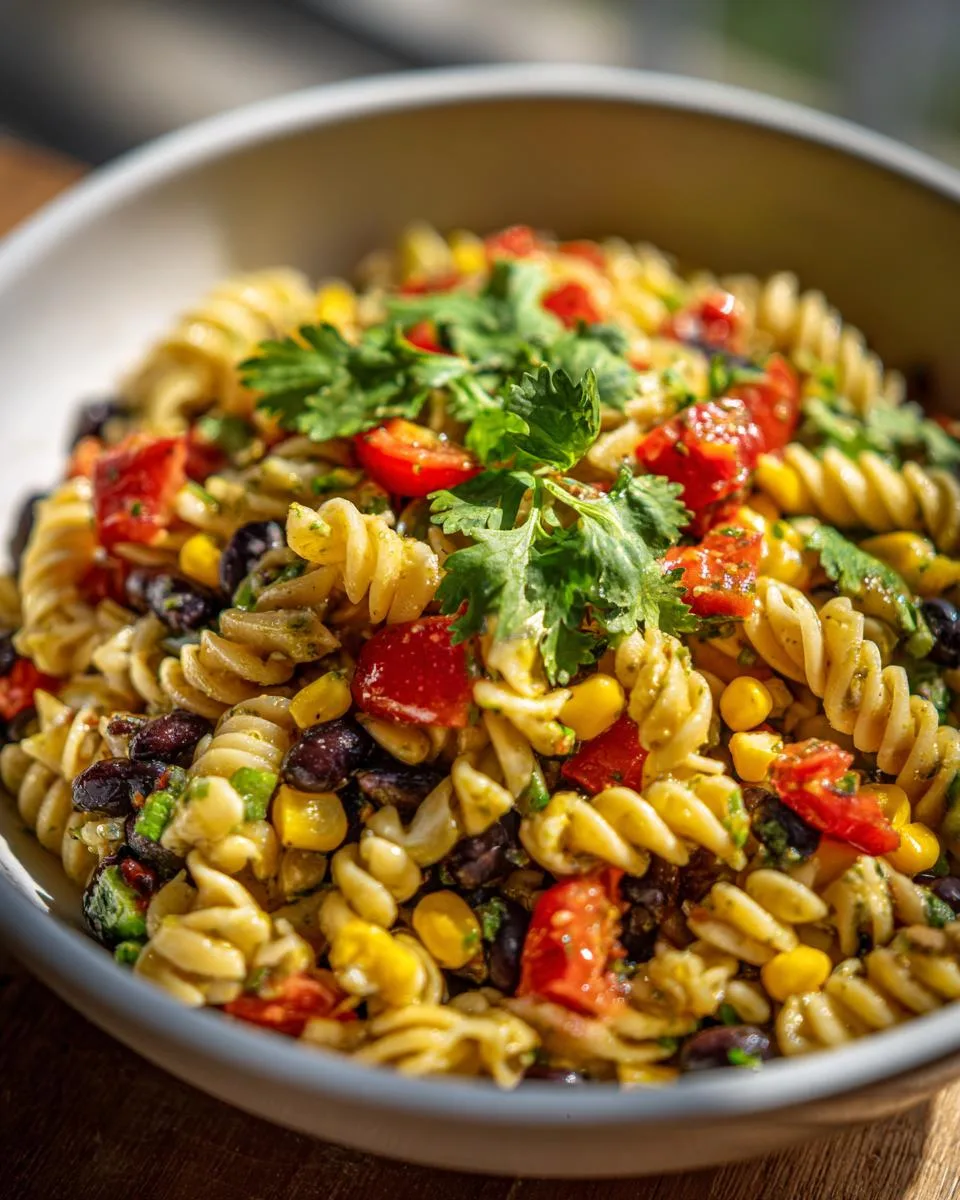 Southwestern Pasta Salad Side Dish - detail 3