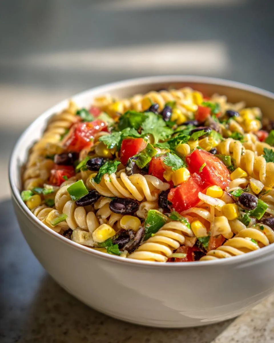 Southwestern Pasta Salad Side Dish - detail 4