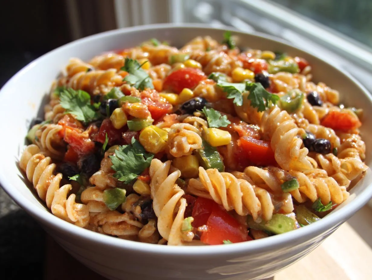 Irresistible Southwestern Pasta Salad Side Dish in 20 Minutes Flat