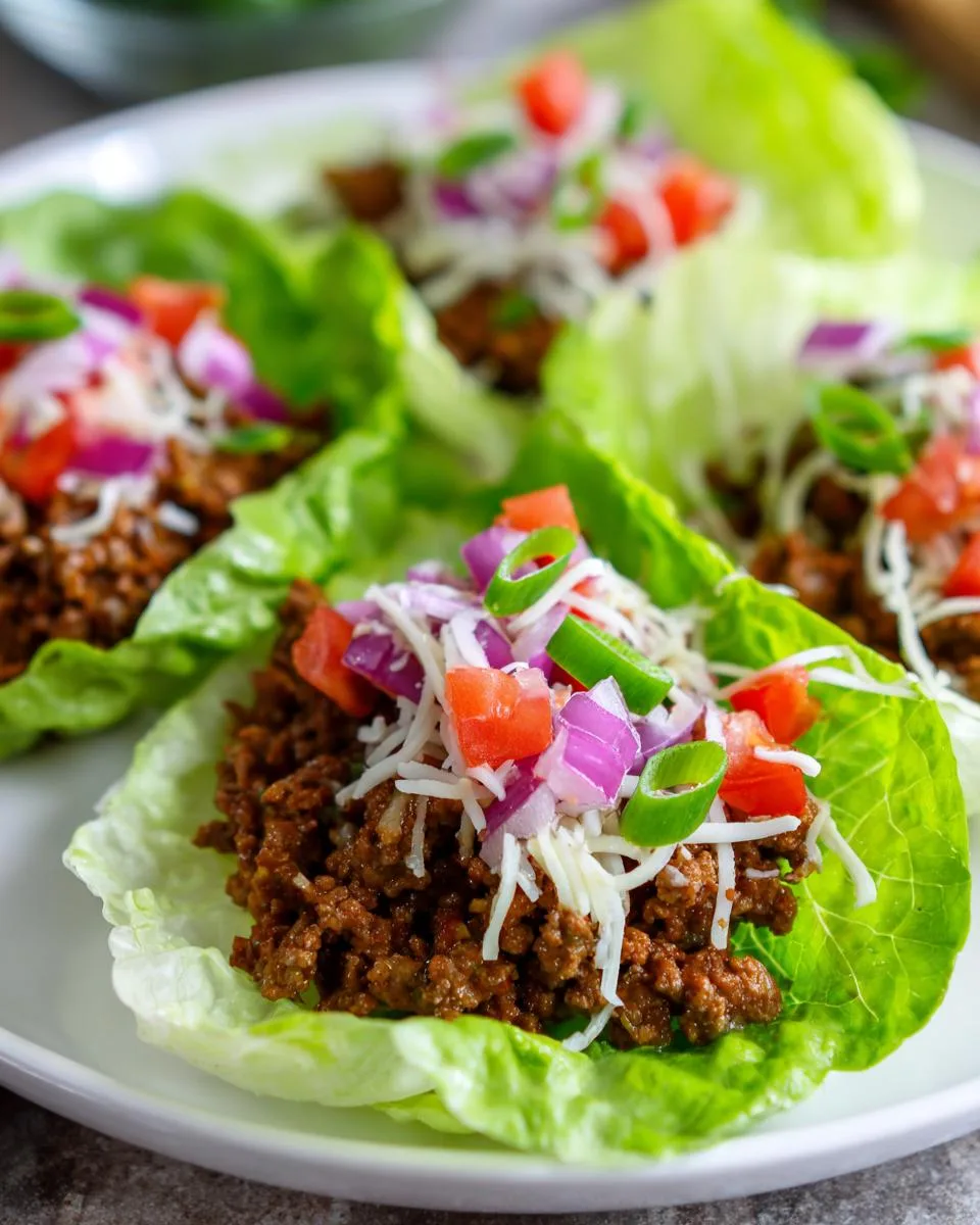 Taco Beef Lettuce Cups - detail 1