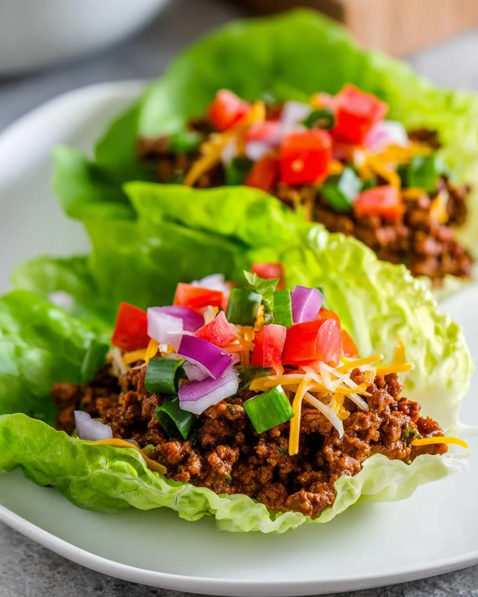 Taco Beef Lettuce Cups - detail 3