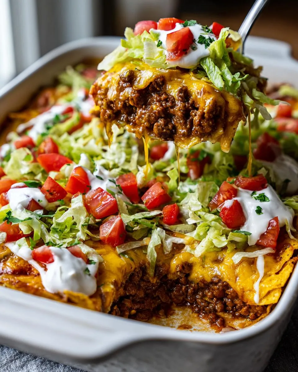 Taco Salad Casserole Recipe - detail 2