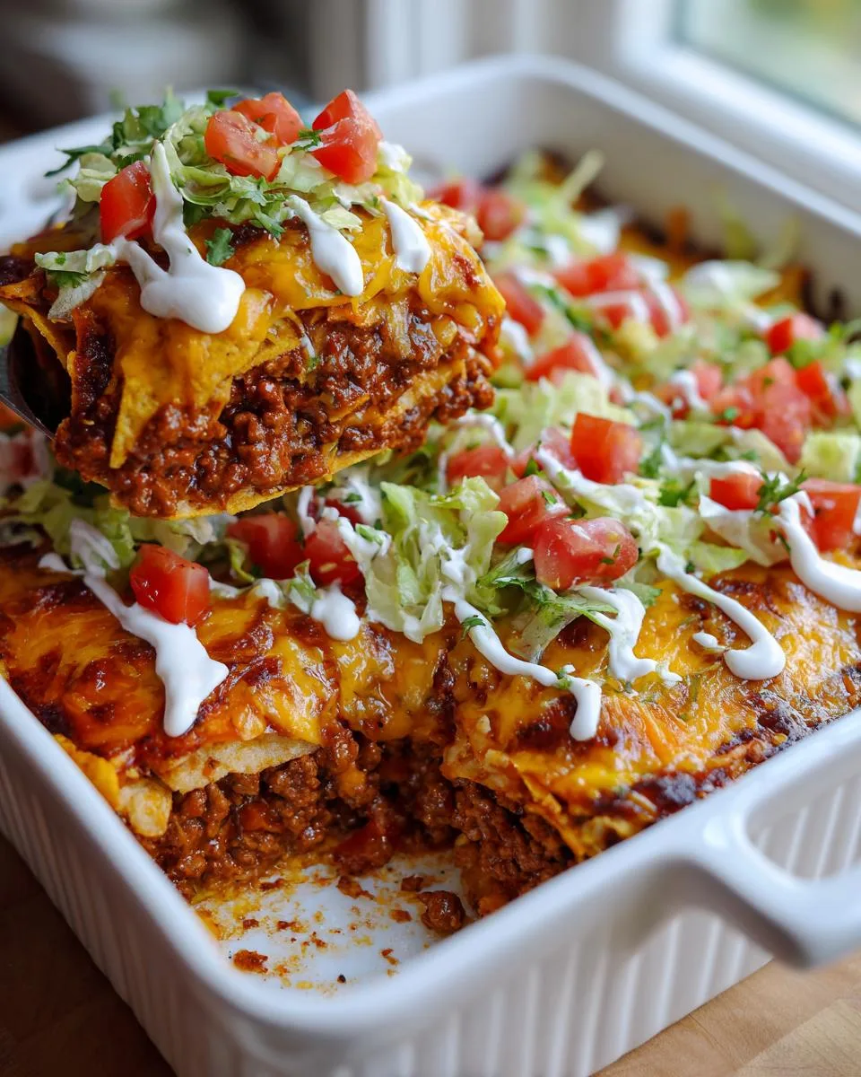 Taco Salad Casserole Recipe - detail 4