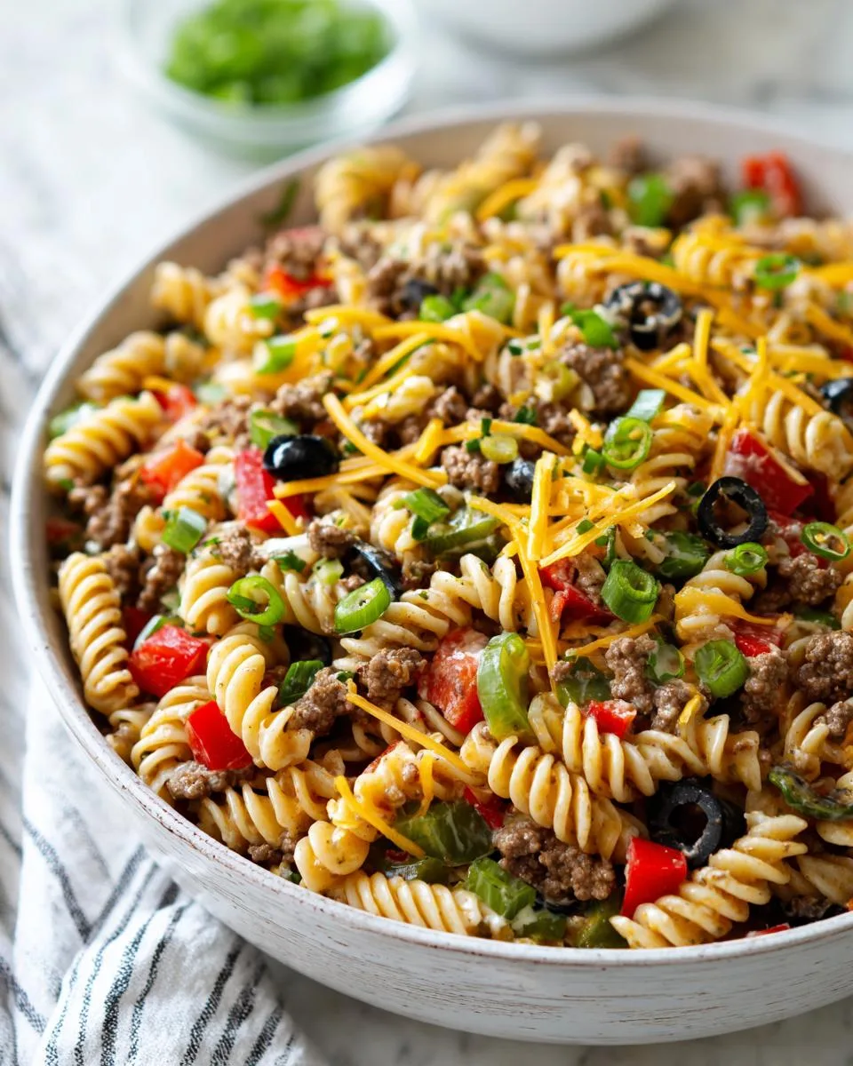 Tex Mex Pasta Salad Recipe - detail 2