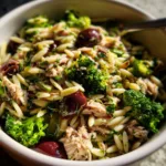 Tuna Broccoli Orzo Salad Bowl
