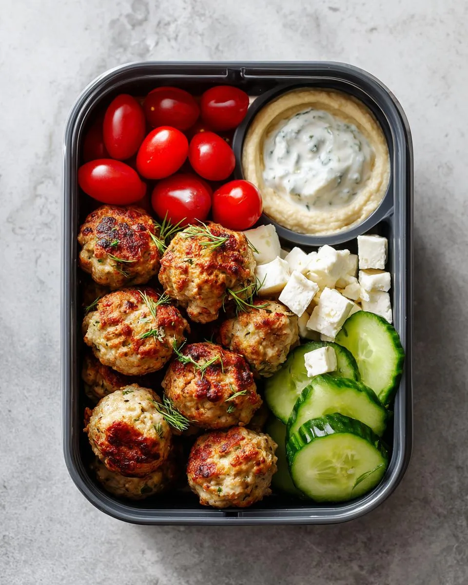 Turkey Meatball Bento Lunch - detail 2