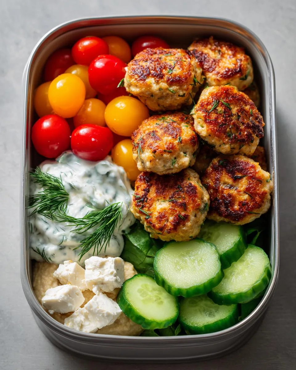 Turkey Meatball Bento Lunch - detail 3