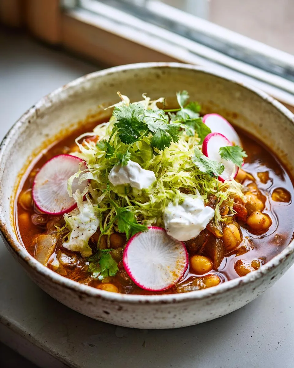 Vegetarian Slow-Cooker Pozole - detail 4