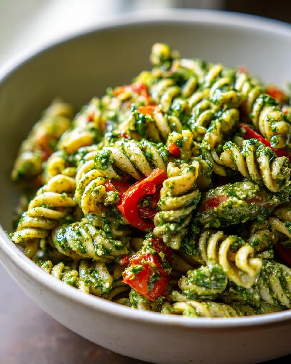 Walnut Pesto Pasta Salad Recipe - detail 1