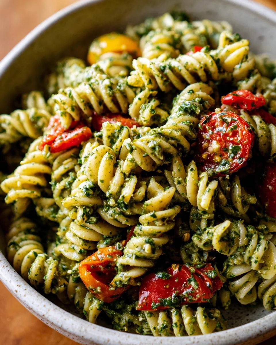 Walnut Pesto Pasta Salad Recipe - detail 3
